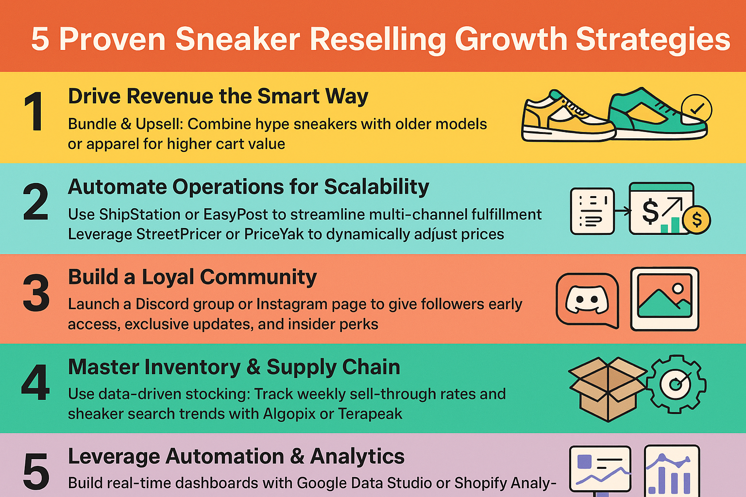 5 Proven Sneaker Reselling Growth Strategies