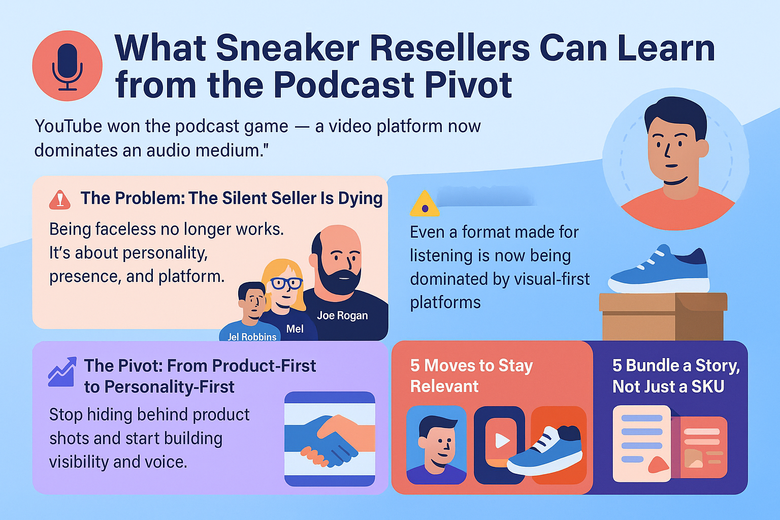 What Sneaker Resellers Can Learn from the Podcast Pivot